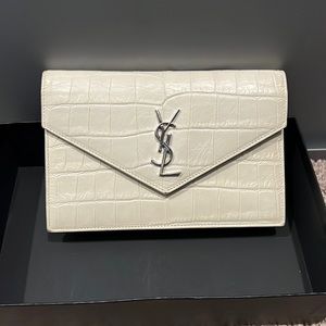 Ysl clutch with chain